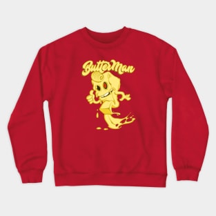 Retro Mister Butter Man Crewneck Sweatshirt